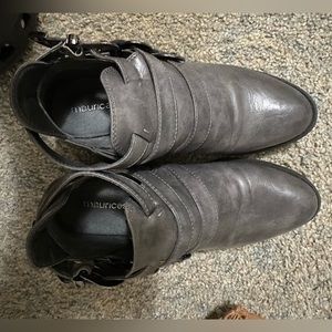 Dark gray Maurices booties